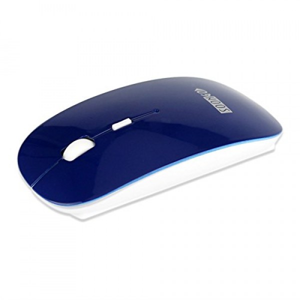 SOON GO 2.4G Wireless Mouse Portable with USB, 4 Buttons, 1600 Adjustable DPI 