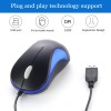 Computer Mini USB Wired Optical Mouse Portable for Laptop, Notebook, MacBook 