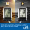 SOON GO Bike Computer Wireless Waterproof KM Cycle Speedometer Multifunctional Bicycle Accessories Large LCD Display Backlight
