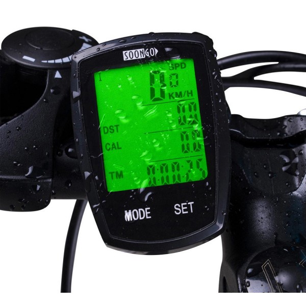 SOON GO Bike Speedometer, Bicycle Speedometer Wireless Bike Computer
