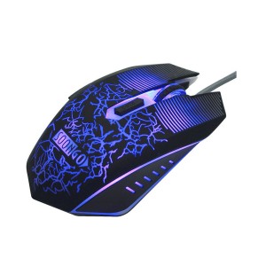 Gaming Optical Mouse, SOONGO Ergonomic USB Breathing LED Colors Wired Pro Gamer Mice with 3200 DPI Adjustable 6 Buttons Design for PC Computer Laptop